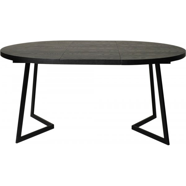 Table  manger Wendi 120-165 x 120 cm - Bote noire
