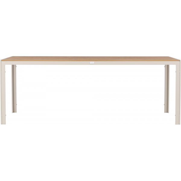 Matgrupp; 6 stolar och matbord 205 x 90 cm beige - Copacabana Matgrupp; 6 stolar och matbord 205 x 90 cm beige - Copacabana