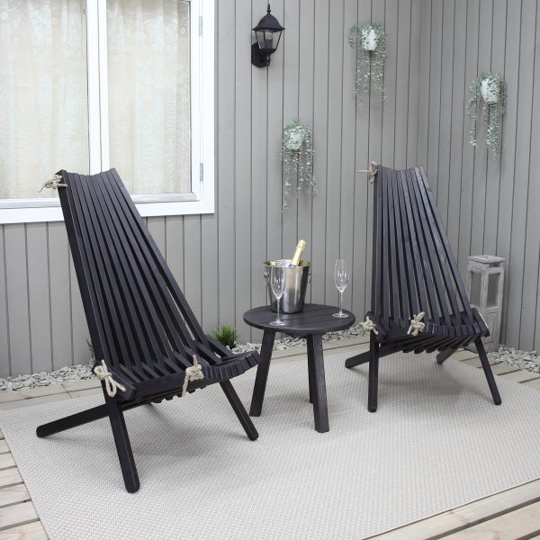 Chaise Calcutta - Noir