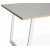 Edge matgrupp; Matbord i vit HPL 190x90 cm med 6 st gråa Dalsland pinnstolar