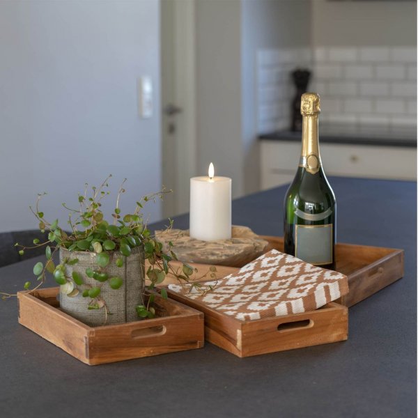 Faro dienblad - Teak Faro dienblad - Teak