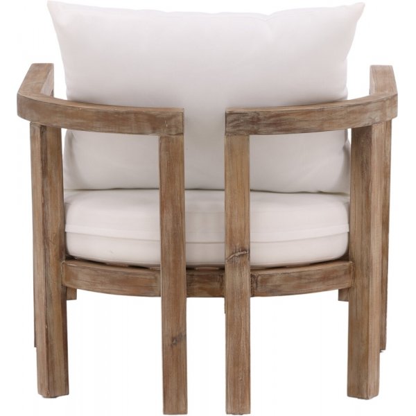 Fauteuil Erica - Marron/Blanc Fauteuil Erica - Marron/Blanc