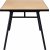 Table  manger Fishbone 180x90 cm - Noir / Chne