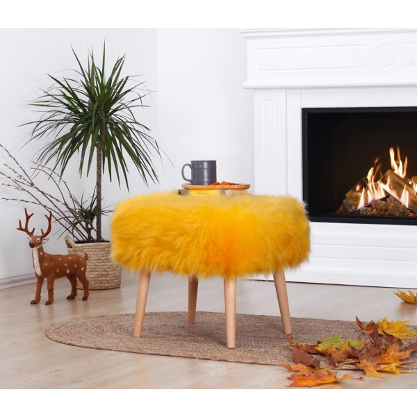 Deer sittpuff - Gul Deer sittpuff - Gul