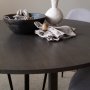 Table  manger Bronx 120 cm - Marron fonc