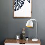 Tattoo bordslampa - Vit