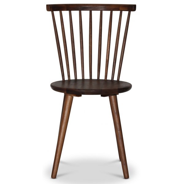 Sintorp matgrupp, runt matbord Ø115 cm inkl 4 st valnöt pinnstolar Castor - Brun marmor (Laminat) + Möbeltassar Sintorp matgrupp, runt matbord Ø115 cm inkl 4 st valnöt pinnstolar Castor - Brun marmor (Laminat) + Möbeltassar