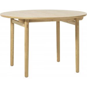 Table  manger ronde Bubble 120 cm en chne huil