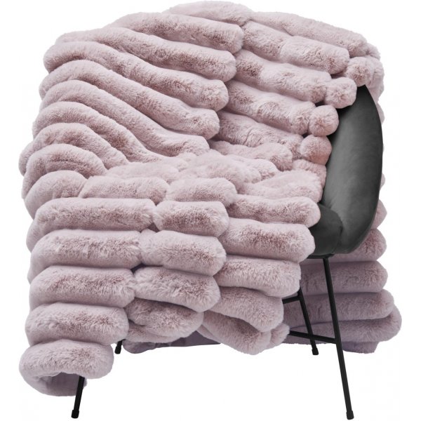 Plaid Liny 140 x 220 cm - Rose pâle Plaid Liny 140 x 220 cm - Rose pâle