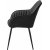 Boston Fauteuil in zwart PU