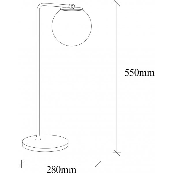 Lampe de table marguerite - Cuivre Lampe de table marguerite - Cuivre