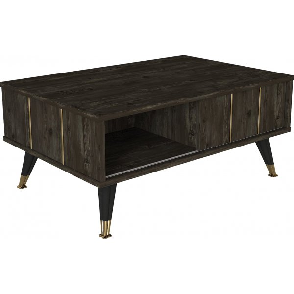 Neno soffbord 90 x 60 cm - Mörkbrun Neno soffbord 90 x 60 cm - Mörkbrun