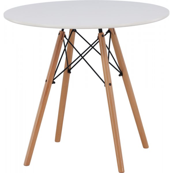 Danburi matbord 60 cm - Vit