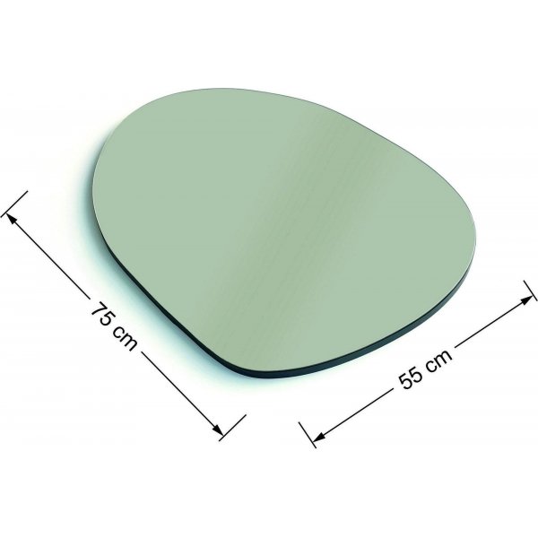 Gusto spiegel - Zwart