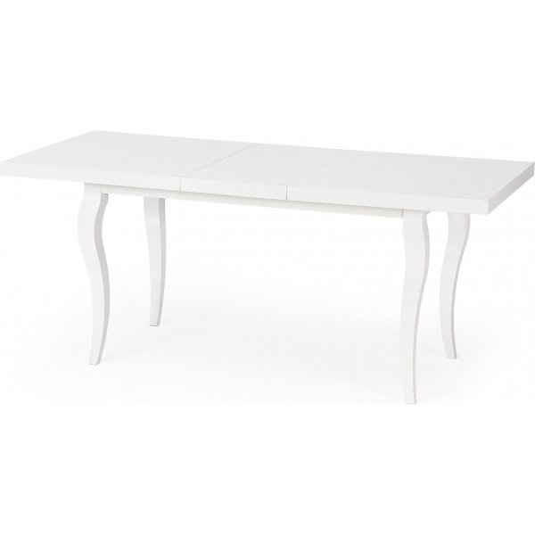 Lorens utdragbart matbord 160-240 cm - Vit Hgglans