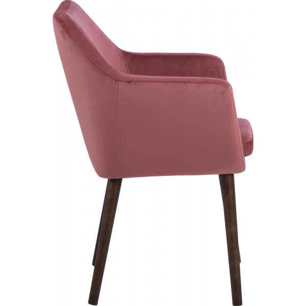 Fauteuil Nora - Rose/chêne Fauteuil Nora - Rose/chêne