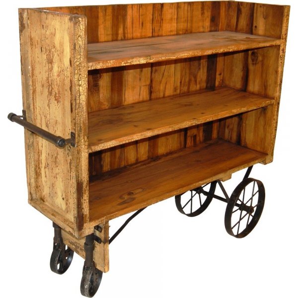 Strmstad - Biblioteksvagn (vintage)