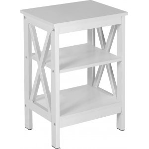 Table d'appoint chic Blanc - 50 x 30 cm