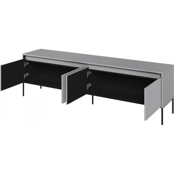 Trend TV-bänk B193 cm - Grå/svart Trend TV-bänk B193 cm - Grå/svart