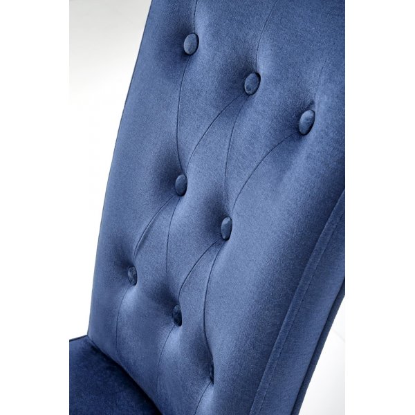 Chaise de salle à manger Vermont - Bleu/chêne Chaise de salle à manger Vermont - Bleu/chêne