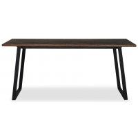 Edge matbord 140x90 - Brownstained fishbone Edge matbord 140x90 - Brownstained fishbone