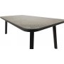 Paola matbord 200 x 100 cm - Svart/Sandbeige