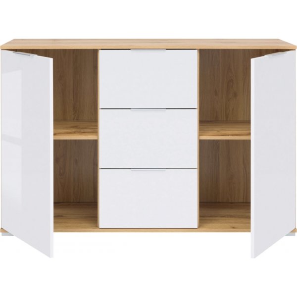 Buffet Zele - Chêne Wotan/blanc Buffet Zele - Chêne Wotan/blanc