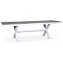 Bologna matbord 200-240 cm - Vit / Gr (Aintwood)