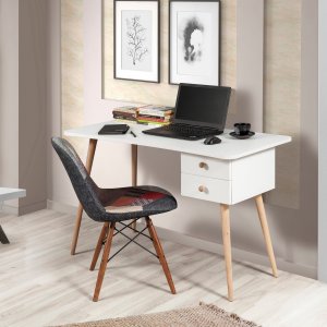 Balbina bureau 120x60 cm - Wit