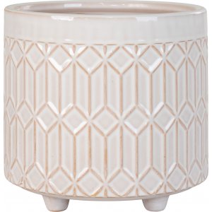 Ollam kruka 15,5x16 cm - Vit