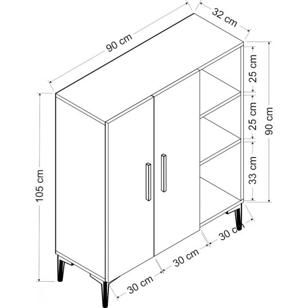 Armoire Viva - Blanc Armoire Viva - Blanc