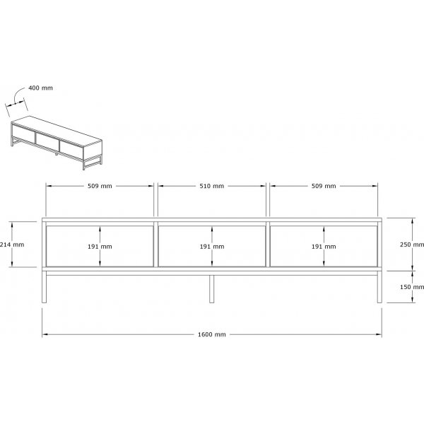 Banc multimédia Sahra - Multicolore Banc multimédia Sahra - Multicolore