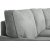 Howard Watford Deluxe Canap incurv 4 places - Gris + Dtachant pour meubles
