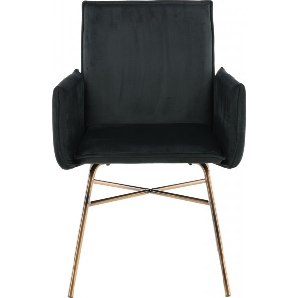 Fauteuil Cardinal - Noir/cuivre