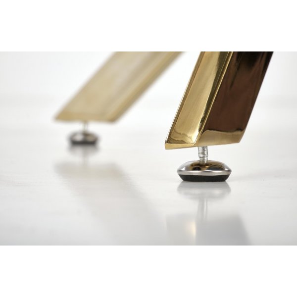 Raymond matbord Ø100 cm - Vit marmor/guld Raymond matbord Ø100 cm - Vit marmor/guld