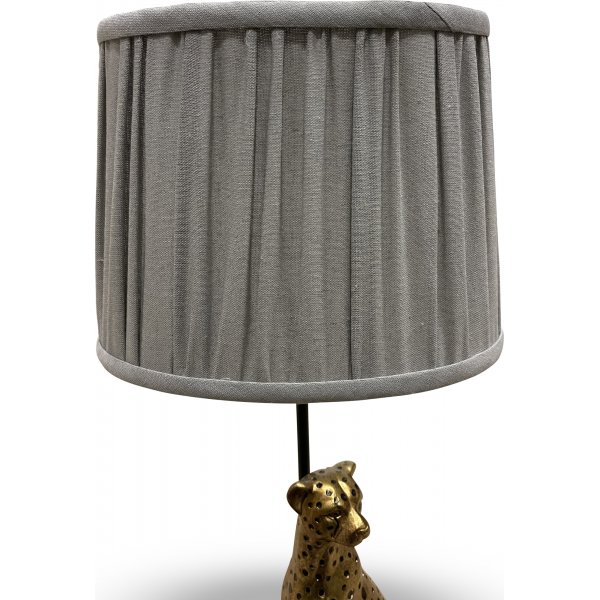 Belina lampskrm i grovt linne - Gr