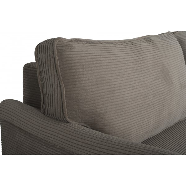 Canapé 3 places Deluxe Howard Watford - Velours côtelé marron clair Canapé 3 places Deluxe Howard Watford - Velours côtelé marron clair