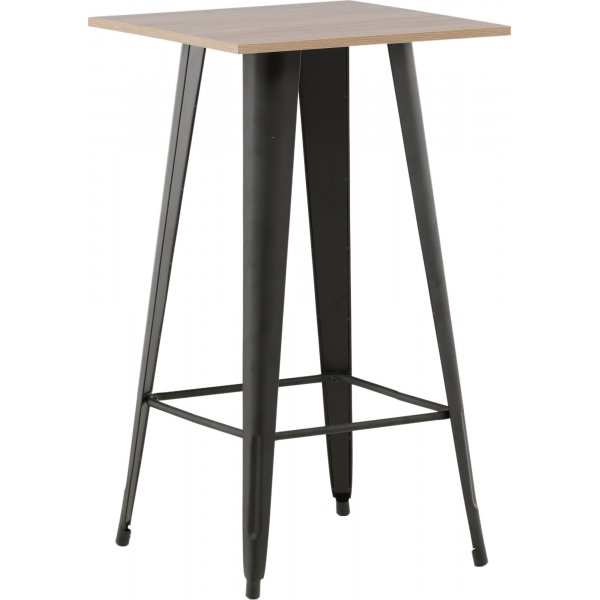 Table de bar Tempe 60 x 60 cm - Noyer