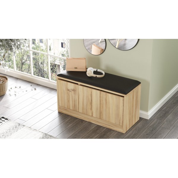 Plus 2 armoires à chaussures - Chêne Plus 2 armoires à chaussures - Chêne