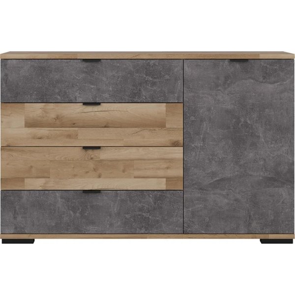 Arica dressoir - Eiken/grijs Arica dressoir - Eiken/grijs