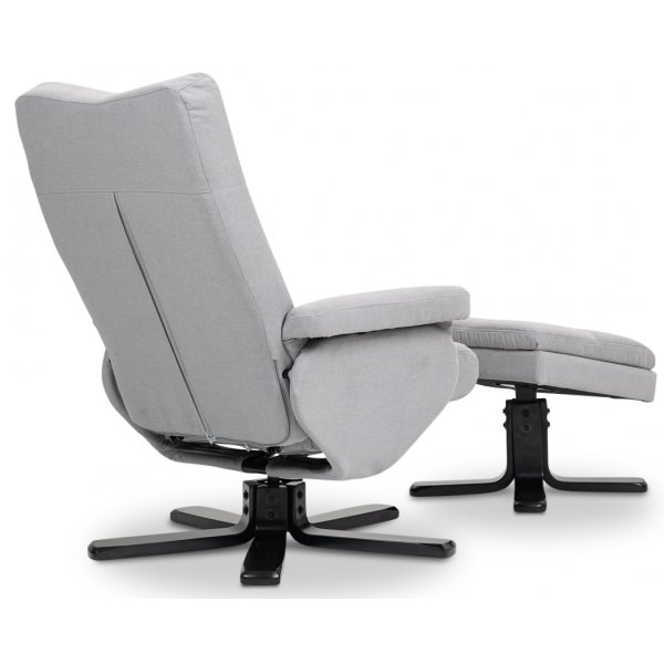 Ftlj med fotpall - Stllbar + Mbeltassar