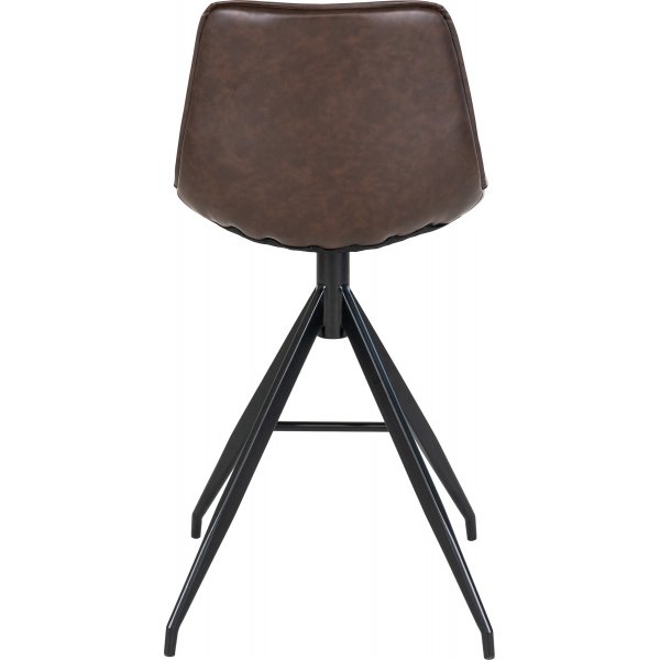 Tabouret de bar Monaco - PU marron