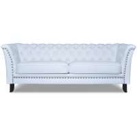 Chester Bridge 3-sits soffa - Vit (Pu) Chester Bridge 3-sits soffa - Vit (Pu)