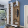 Esa hallmbel 120 x 37,5 x 240 cm - Valnt/vit