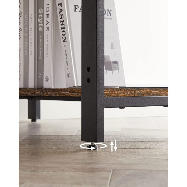 Bureau Osman 140 x 60 cm - Marron/noir