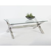 Malta soffbord - Krom/Glas Malta soffbord - Krom/Glas