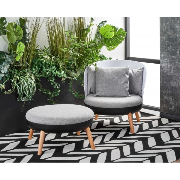 Tabouret Coq - Gris Tabouret Coq - Gris