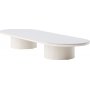 Narvik soffbord 190 x 60 cm - Beige sintrad sten