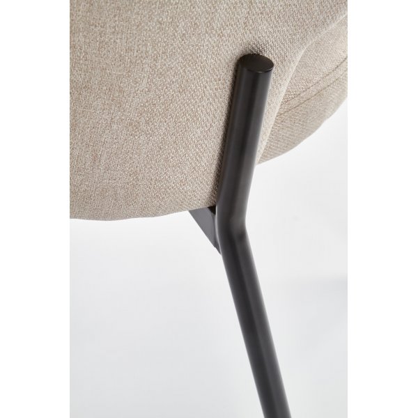 Stol beige med svarta ben - Cadeira + Textilrengöring för möbler Stol beige med svarta ben - Cadeira + Textilrengöring för möbler