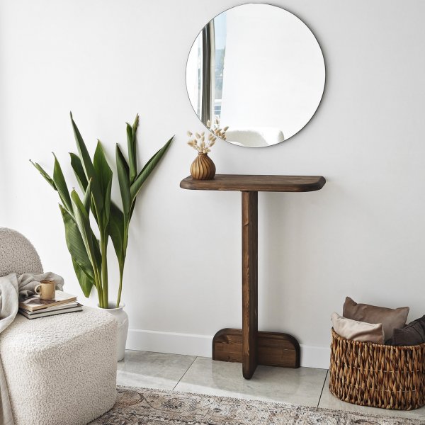 Pratico avlastningsbord 80 x 25 cm - Valnöt Pratico avlastningsbord 80 x 25 cm - Valnöt